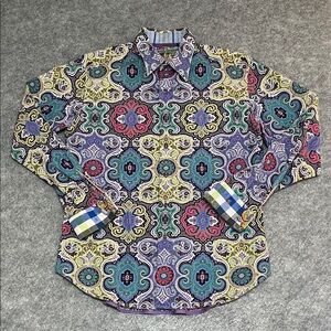 Robert Graham Vibrant Paisley Button Down Shirt